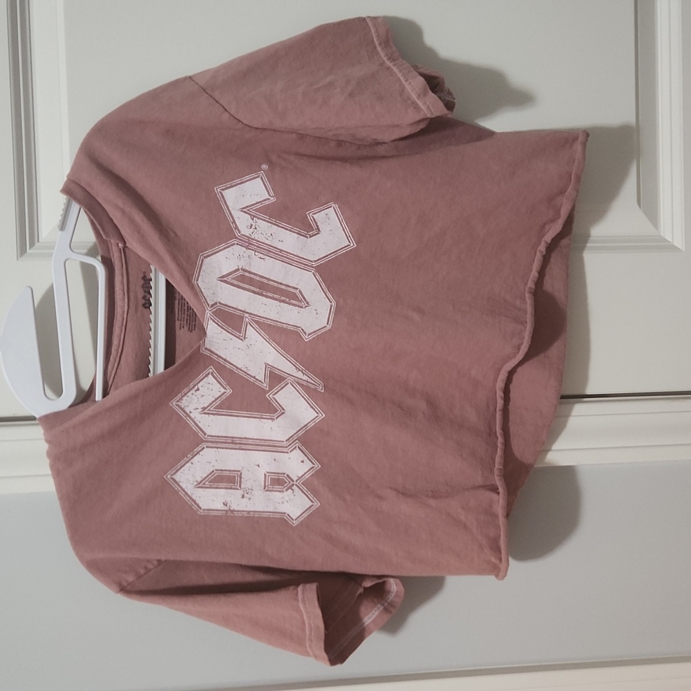 ACDC Pink Crop Top